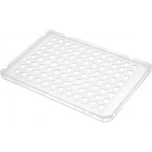 0.1ml qPCR 96 well plate, low profile, semi skirted