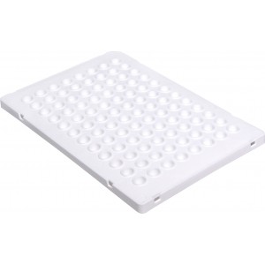 0.1ml qPCR 96 well plate, white, low profile, semi skirted